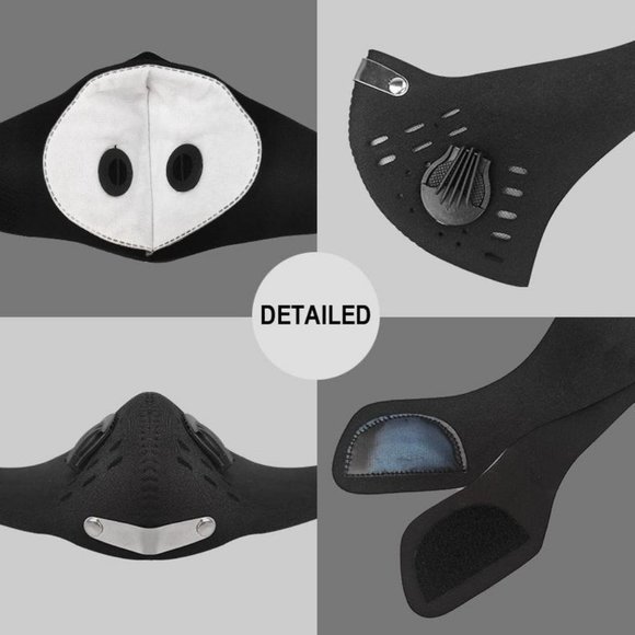 Unisex Reusable Sports Face Mask With Filter - Picture 6 of 13